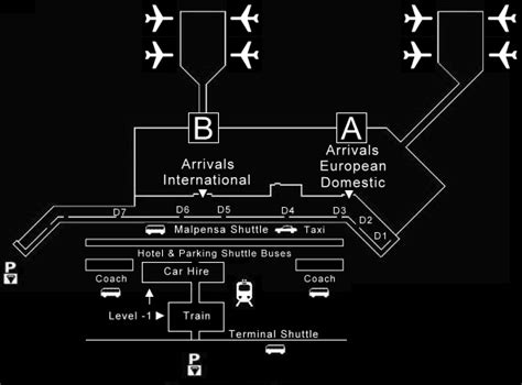 Milan Malpensa Airport Map