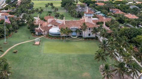 Trump's Mar-a-Lago: Aerial view of former president's Palm Beach club