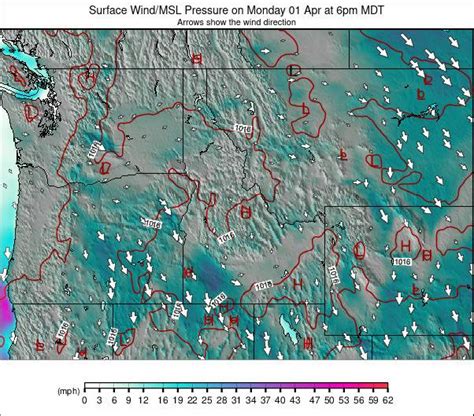 Northwest USA Wind Forecast