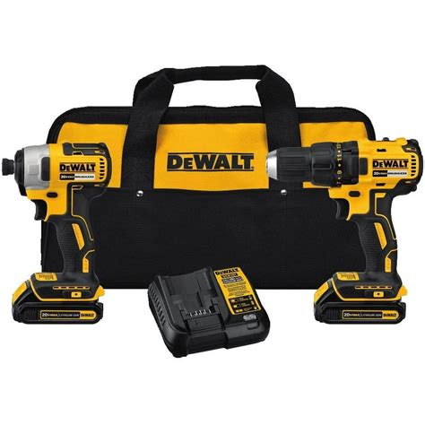 DEWALT 20V MAX Cordless Drill Combo Kit , Brushless, (DCK277C2 ...