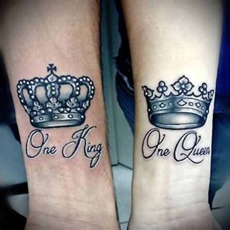 40 King & Queen Tattoos That Will Instantly Make Your Relationship ...