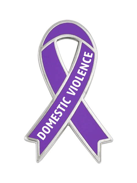 Awareness Ribbon Pin - Domestic Violence | PinMart