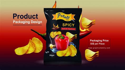 Editable PSD Chips Product Packaging Design – GraphicsFamily