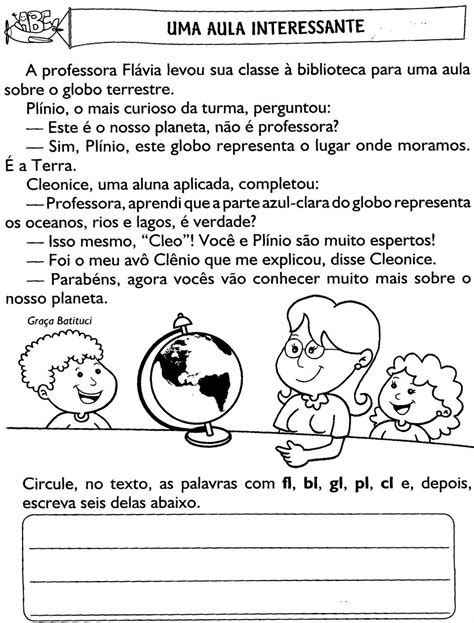 Atividades De Português Para O 3º Ano Para Imprimir - Sala De Aula 26D Portuguese Language ...