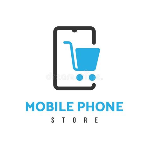 Mobile Phone, Smartphone Store, Phone Shop Logo Template Ilustración ...