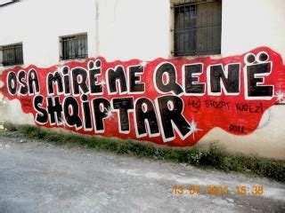 Albania’s Nationalists Corner Market in Graffiti | Balkan Insight