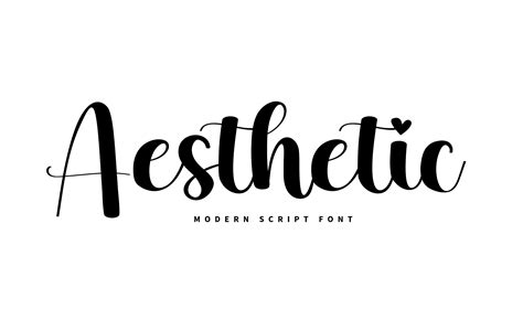 Aesthetic Font by Nurstudio · Creative Fabrica