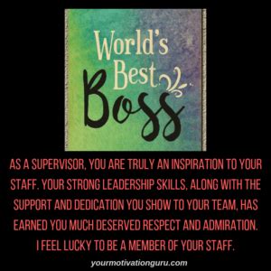 Top 10 Best Boss Appreciation Quotes and Thank You Messages For Boss