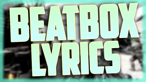 BEATBOX LYRICS! - YouTube