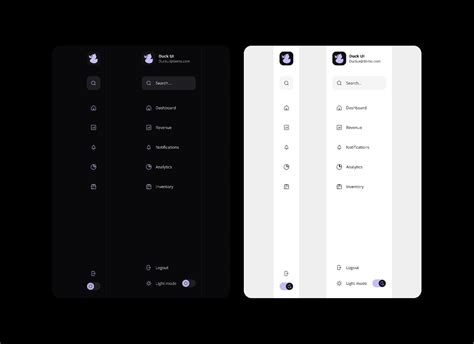 Dashboard Sidebar Navigation | Figma