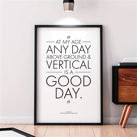 Burt Munro World's Fastest Indian Movie Quote Print - Etsy Australia | Movie quote prints, Quote ...