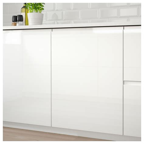 VOXTORP high-gloss white, Door, 60x100 cm - IKEA | High gloss white, Minimalist kitchen, White ...