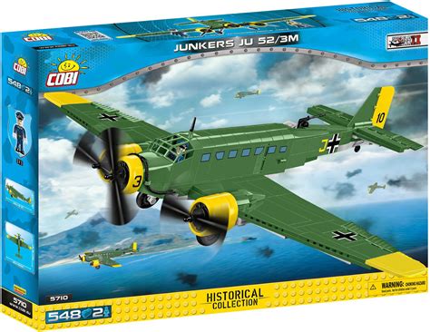 Cobi WW2 5710 - Junkers JU52/3M. Historiske WWII byggeklodser fra COBI ...