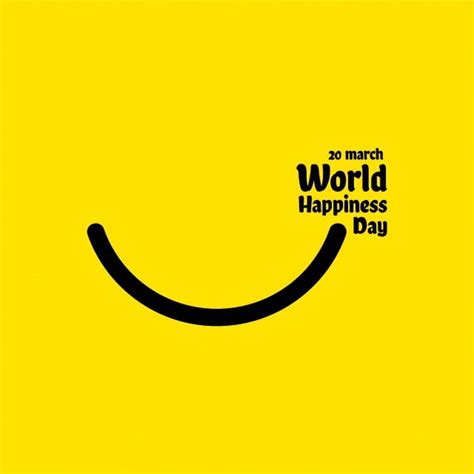 World Happiness Day Vector Template Design Illustration, Happiness, Happy, World PNG and Vector ...