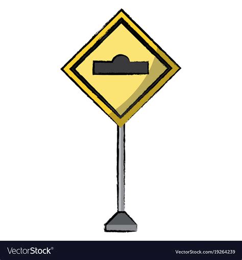 Warning road signs design Royalty Free Vector Image