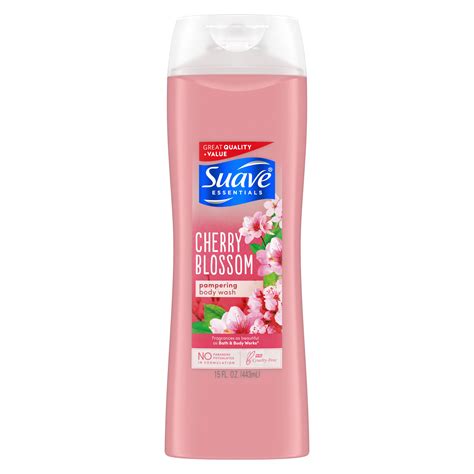 Suave Essentials Wild Cherry Blossom Body Wash - Shop Cleansers & Soaps at H-E-B