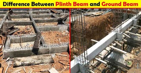 Difference Between Ground Beam and Plinth Beam | Plinths, Grade of concrete, How to level ground