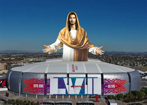 Yes, that's Jesus starring in a new Super Bowl commercial