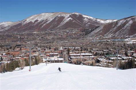 Aspen From Little Nell Ski Run, Aspen Colorado | Photos By Jon Barnes ...