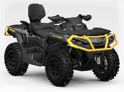 New 2023 Can-Am Outlander MAX XT-P 850 Iron Gray / Neo Yellow | ATVs ...