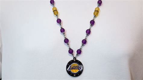 Lakers Team Necklace - Tricimayne Designs