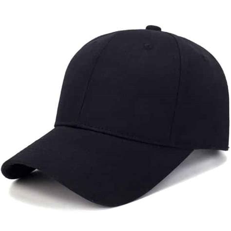 Black Cap | Baseball Cap | Fashion Cap | Sun Hat | Round Cap