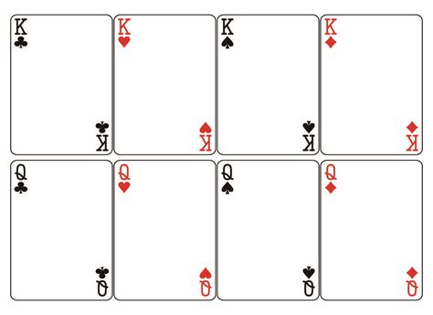 Blank Playing Card Template | Printable playing cards, Custom playing ...