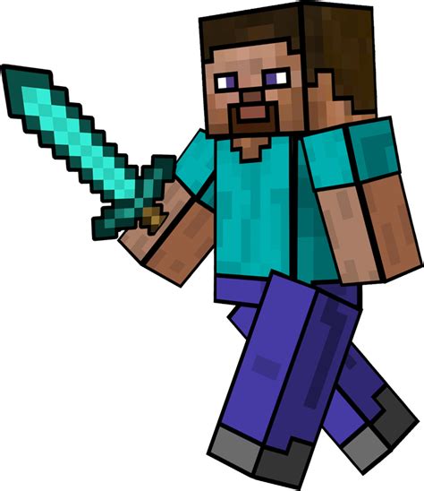 Minecraft steve transparent background - hrfity