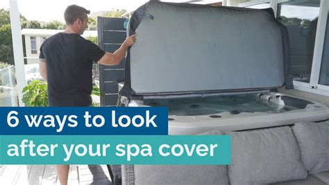 How to look after your spa cover - YouTube