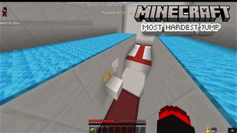 Minecraft parkour part 2 (impossible jump) - YouTube