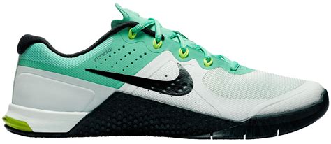 Nike Women's Metcon 2 Training Shoes - White/Green - 7.5 - Walmart.com