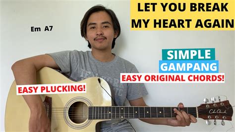 TUTORIAL PETIKAN (Let You Break My Heart Again - Laufey) (Tutorial Gitar) CHORD ASLI! Easy ...