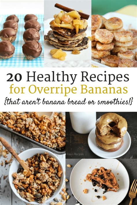 20 Healthy Ripe Banana Recipes (that aren’t banana bread or smoothies ...