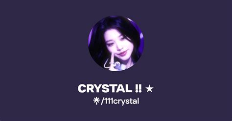 CRYSTAL !! ★ | Instagram | Linktree