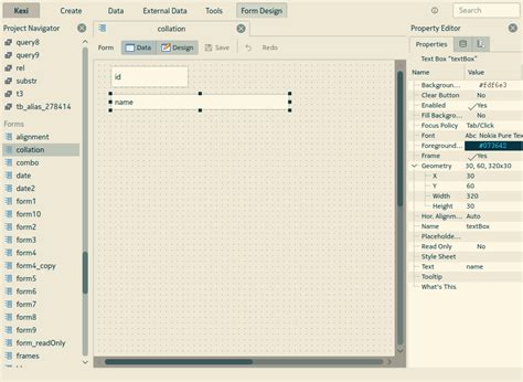 KEXI - KDE Applications