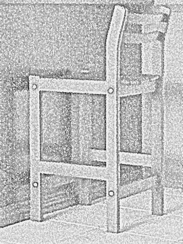 Escher | Wooden bar stool given the sketch treatment. Love t… | Flickr
