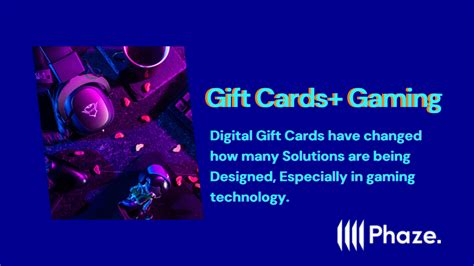 Digital Gift Cards and Gaming Technology