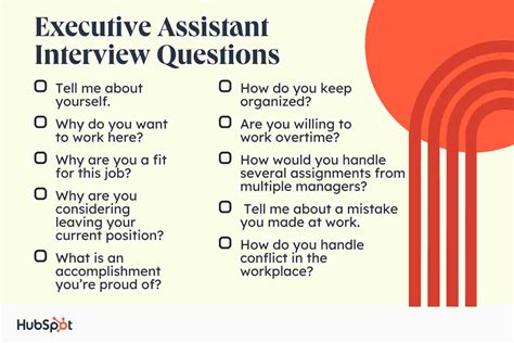 20 Executive Assistant Interview Questions