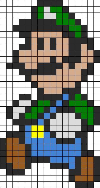 Pixel art Luigi - Pixel Art