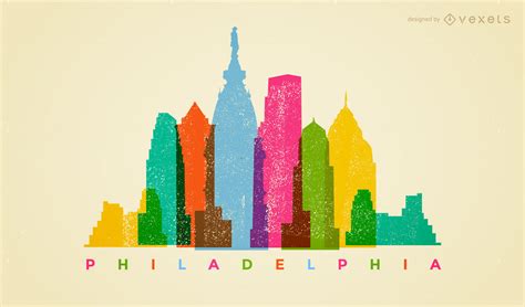 Philly Skyline Vector at GetDrawings | Free download