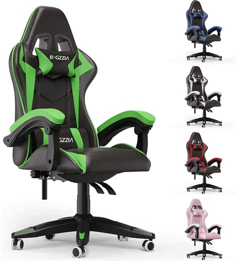 Bigzzia Gaming Chair Office Chair (green) - Walmart.com - Walmart.com