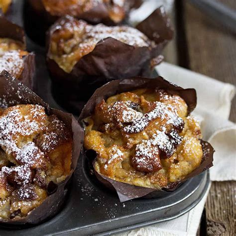 Bread Pudding Muffins - Seasons and Suppers