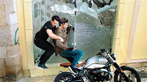 Fenil and Bollywood: Image: Check out Hrithik Roshan and Tiger Shroff’s dangerous bike crash in War