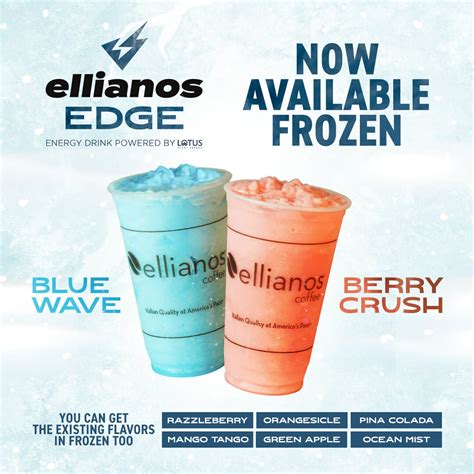 Ellianos Coffee to Launch Frozen Ellianos Edge Drinks and Introduce Two ...