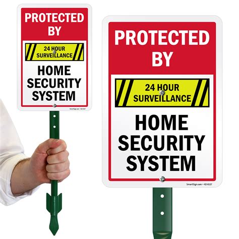 Home Security Signs | Home Security System Signs for Yard