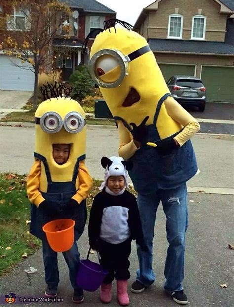 Bob & Stuart Minions Homemade Costume Minion Halloween Costumes, Up ...