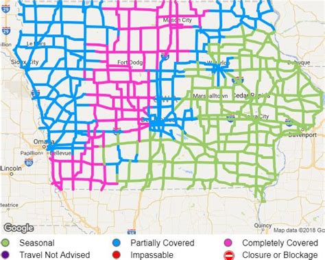 Iowa Winter Road Conditions Map - Dione Frankie