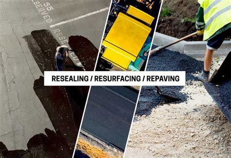 Costs and Differences of Asphalt Parking Lot Resealing, Resurfacing and ...