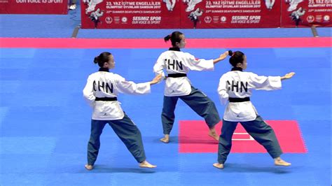 2017 07 28 TAEKWONDO HIGHLIGHTS WOMENS POOMSAE TEAM GOLD MEDAL ...