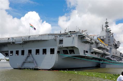 India commissions its first home-built aircraft carrier, the INS ...